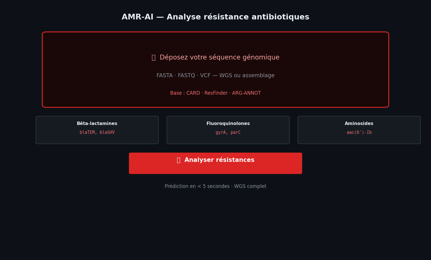 AMR-AI — Interface upload